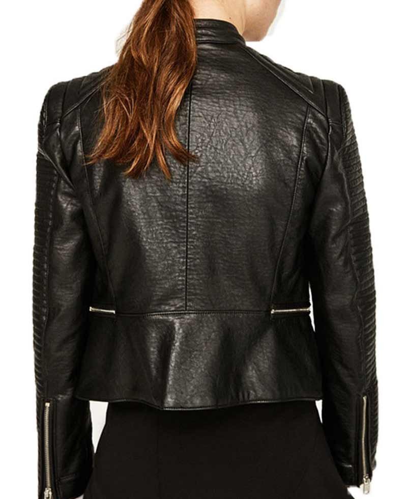 Arrow Dinah Drake Padded Leather Jacket